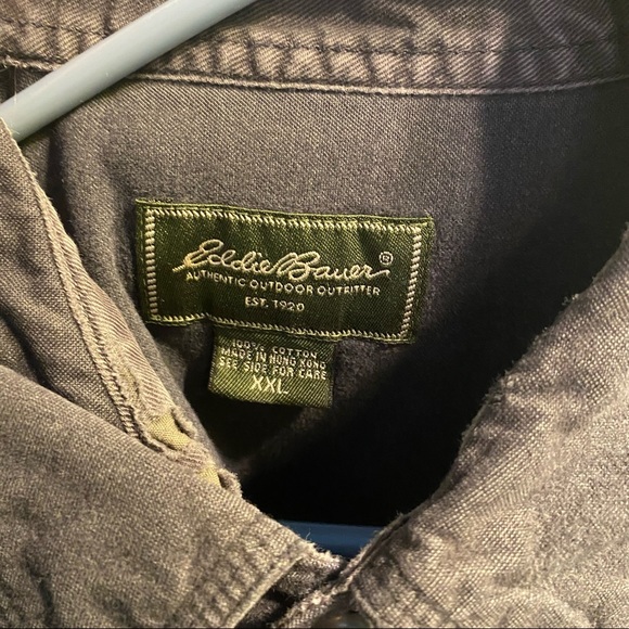 3 Eddie Bauer 100% cotton Button Shirts XXL - Picture 10 of 16